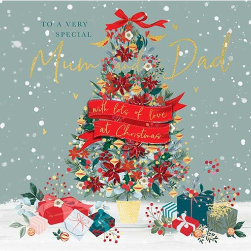 Picture of TO A VERY SPECIAL MUM & DAD CHRISTMAS CARD